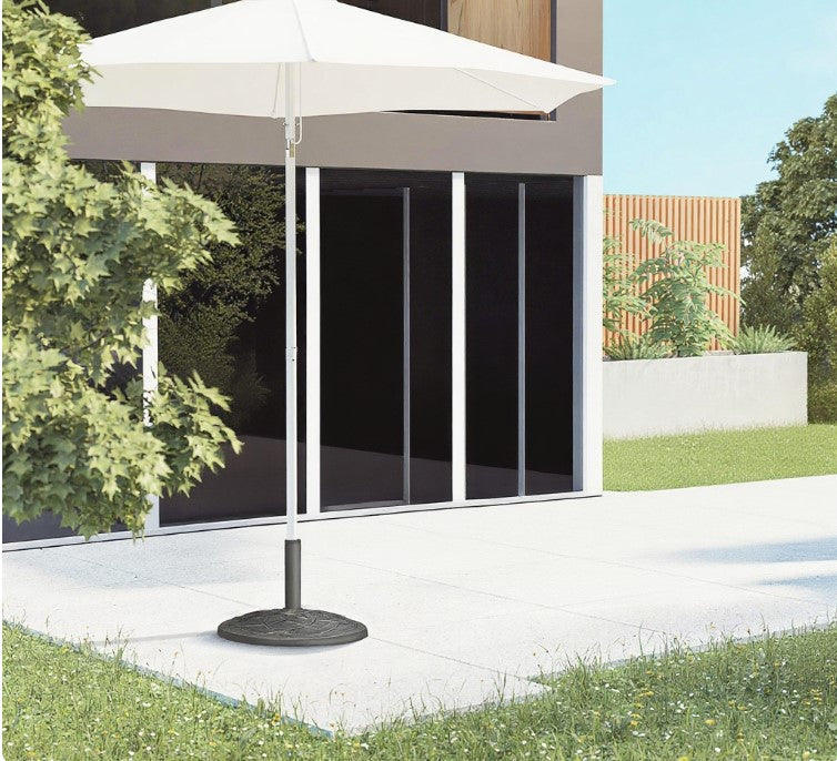 Round Resin Umbrella Base Stand Market Parasol Holder
