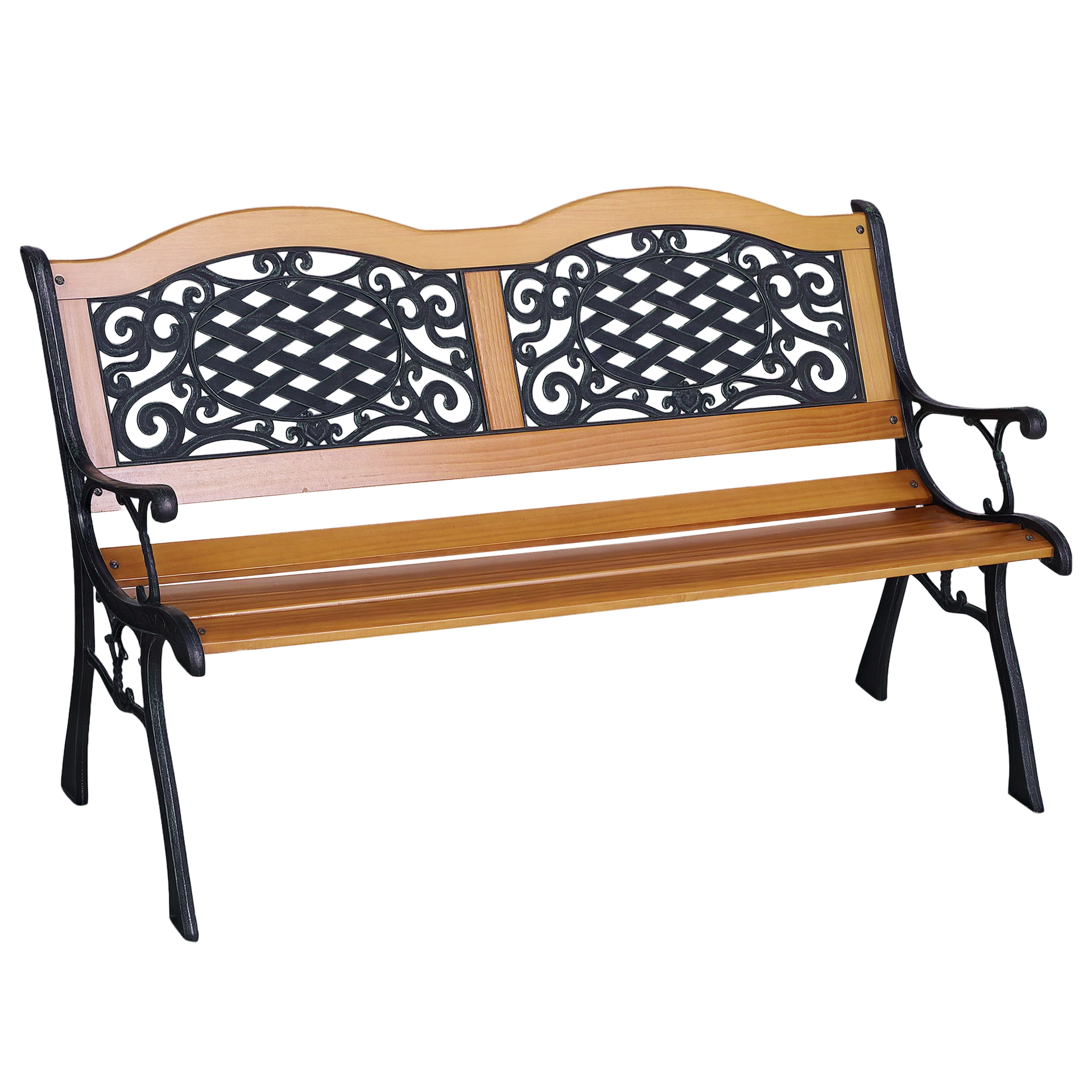 Outdoor Garden Bench, Park Patio Bench