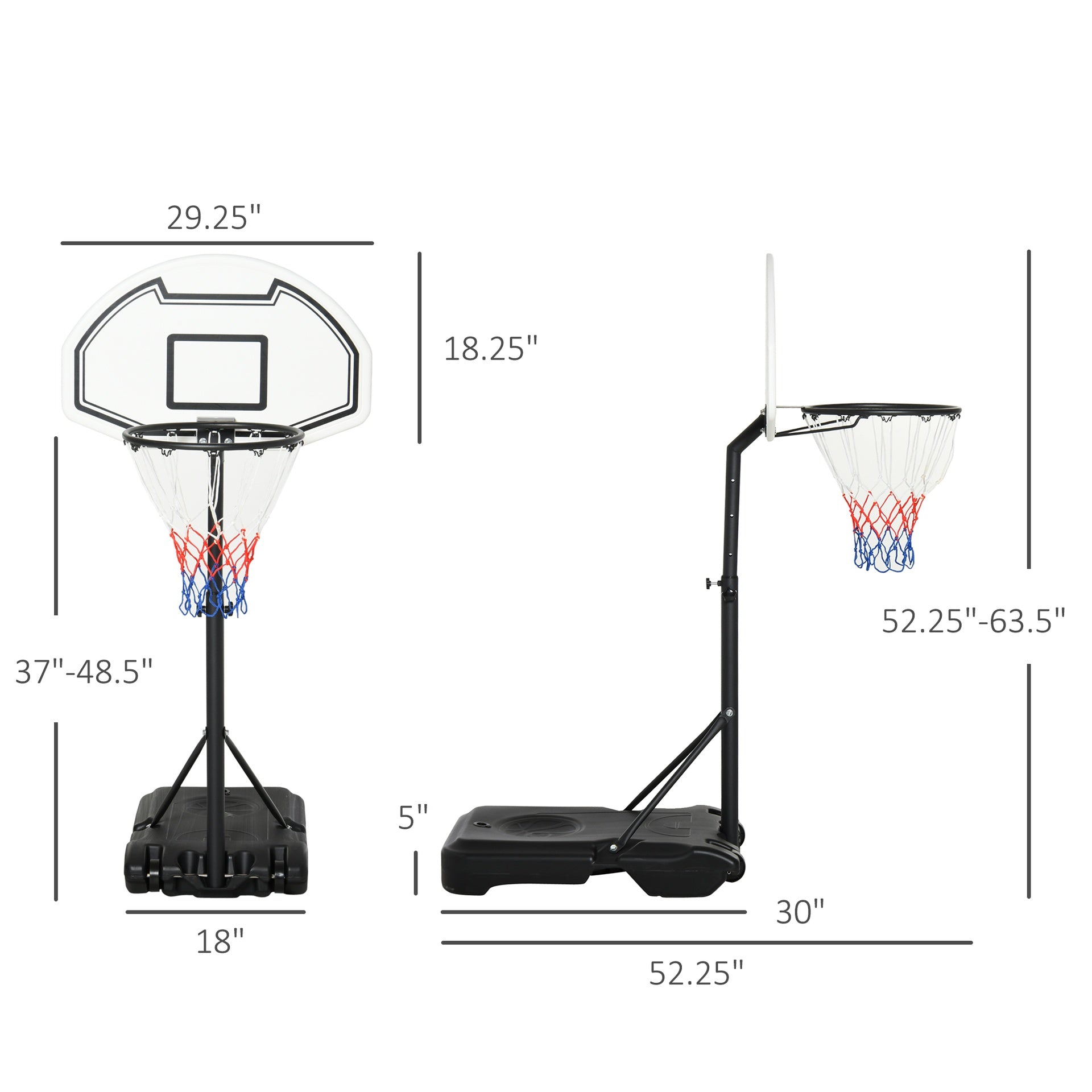 Basketball Hoop, Portable Basketball Stand