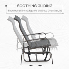Gliding Chair Gliding Lounger Chair, Single Rocker