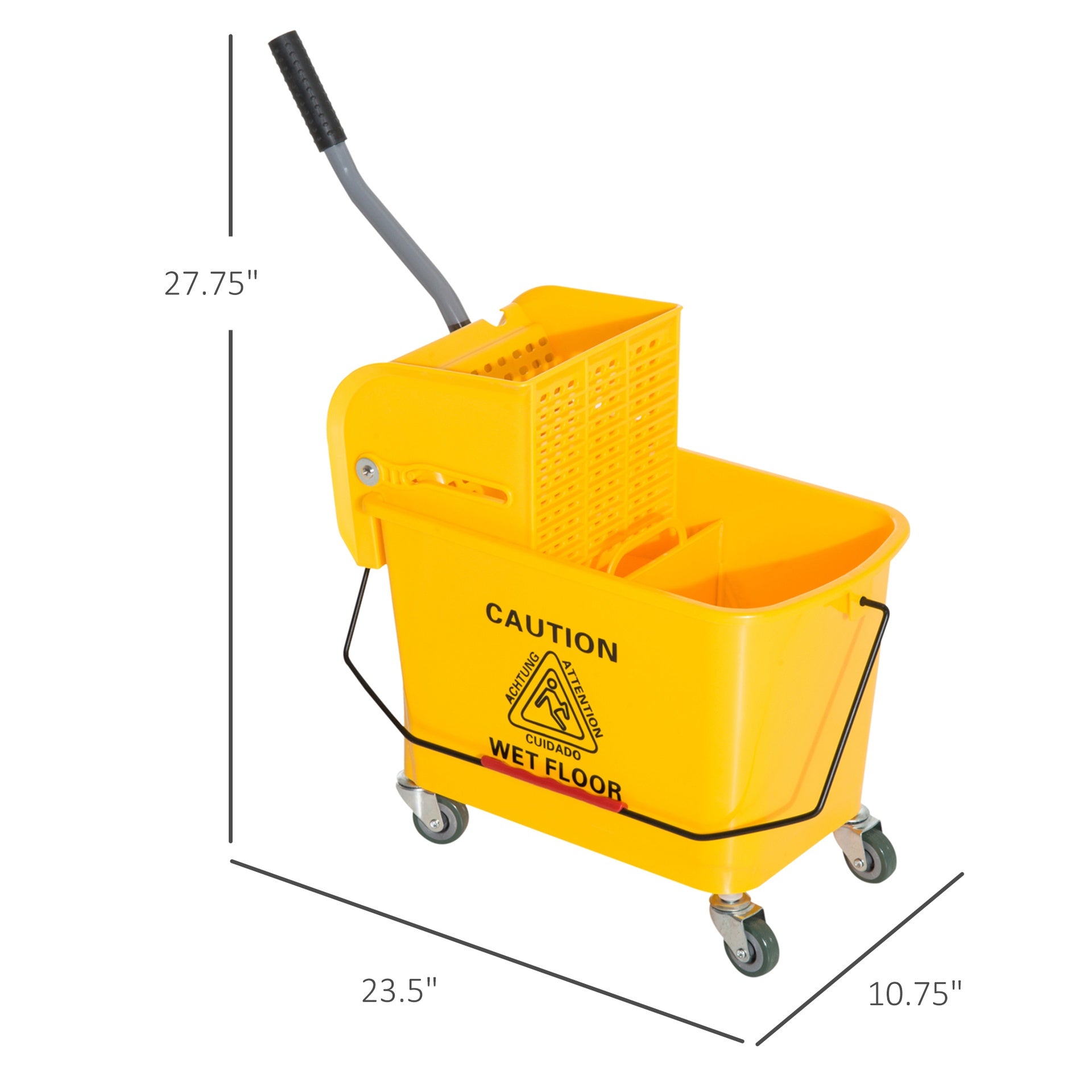Mop Bucket with Wringer Compact Mop Bucket