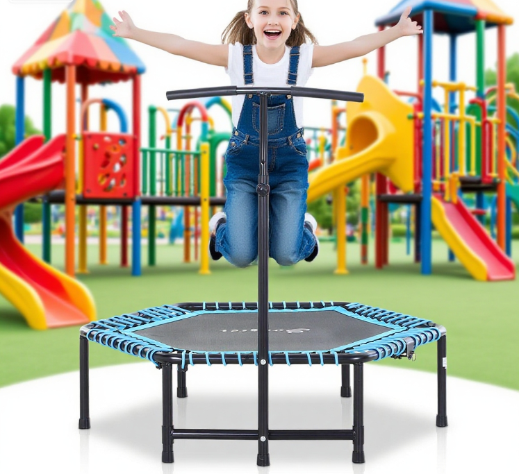 Exercise Trampoline, Portable   Foldable Fitness Trampoline Rebounder
