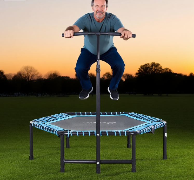 Exercise Trampoline, Portable   Foldable Fitness Trampoline Rebounder