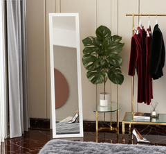Full Length Glass Mirror, Freestanding or Wall Mounted Dress Mirror