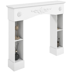 Freestanding Fireplace Surround with Leg for Electric Fireplaces