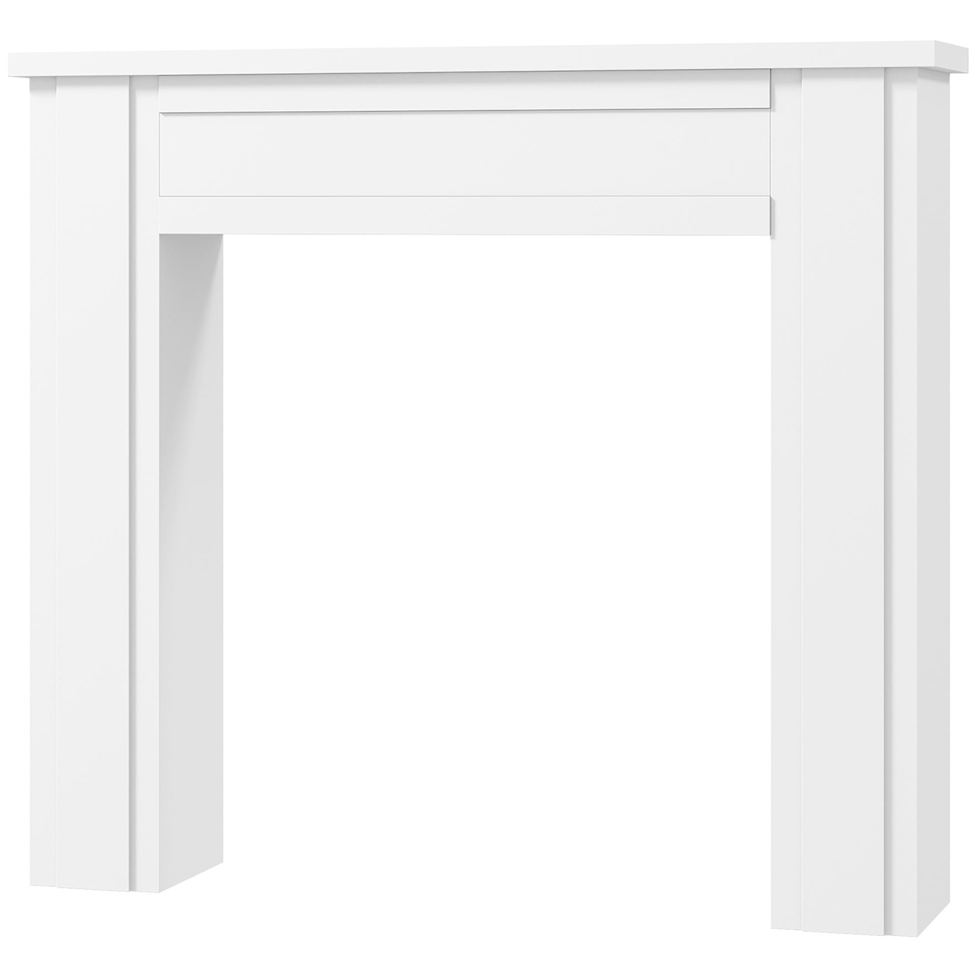 1PCS Fireplace Mantel, Freestanding Fireplace Surround with Leg for Electric Fireplaces