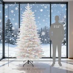7.5ft Snow Flocked Artificial Christmas Tree