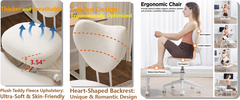 Meditation chair, an ergonomic cross-legged seating chair with lumbar support and a height-adjustable seat cushion, ideal for people engaged in high-intensity office work. Beige