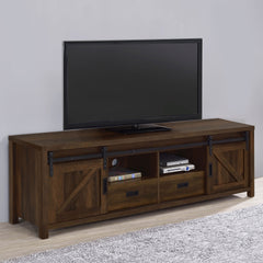 Madra Dark Pine 2-Door Engineered Wood TV Stand