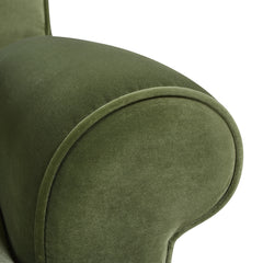 Alana Lawson Three-Cushion Tightback Sofa, Olive Green Performance Velvet
