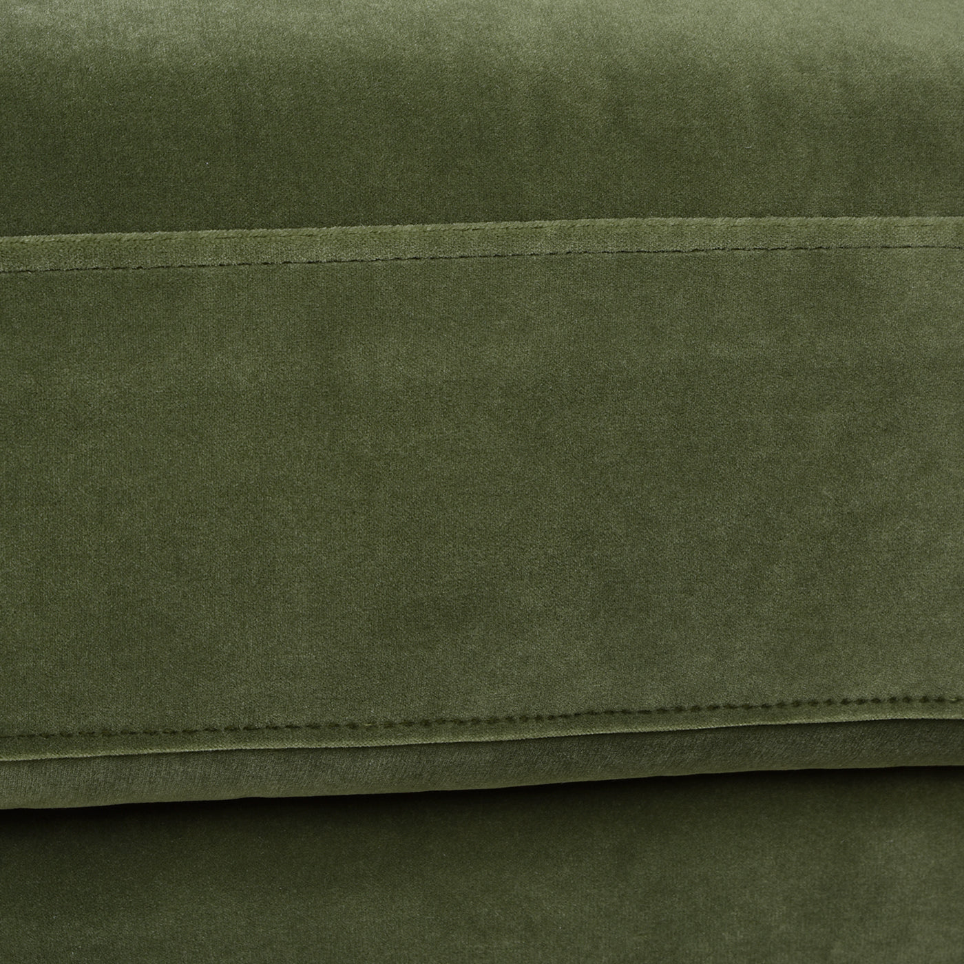 Alana Lawson Three-Cushion Tightback Sofa, Olive Green Performance Velvet