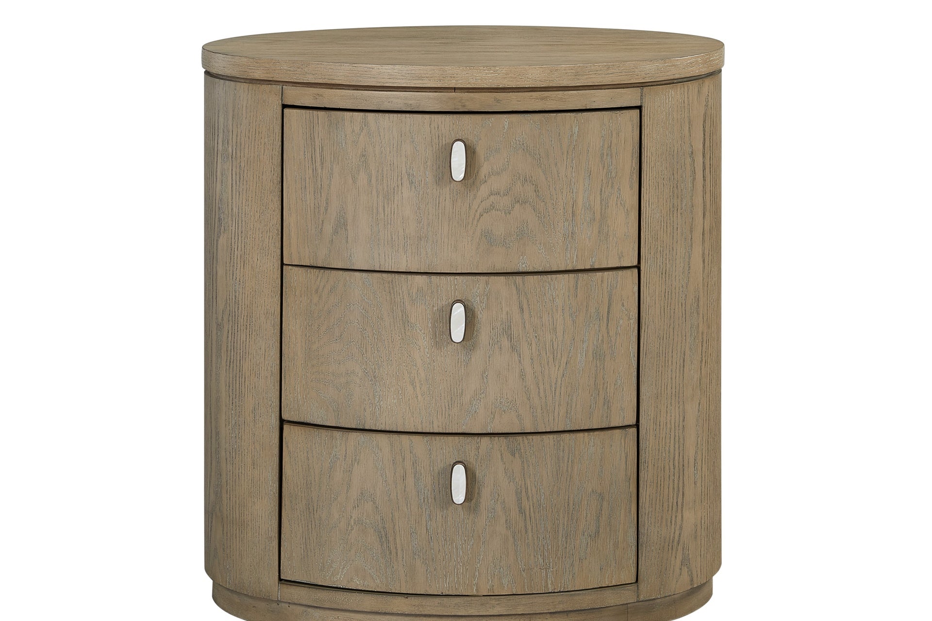 Oval Nightstand - Toffee