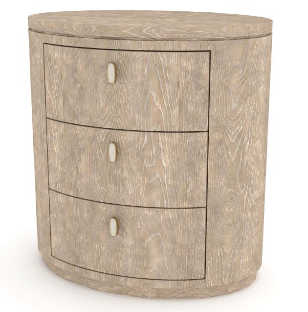 Oval Nightstand - Toffee