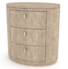 Oval Nightstand - Toffee