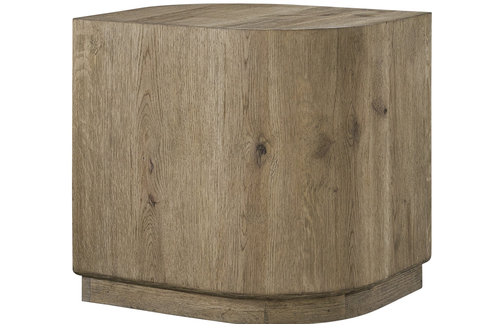 English Knotty Oak Accent Table