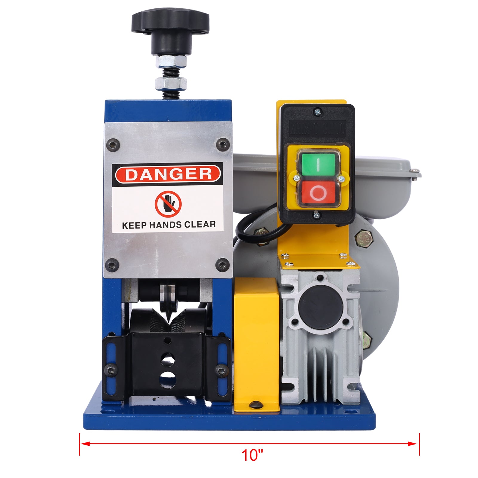 Automatic Wire Stripping Machine for 0.06"-1" Copper Wires, Motorized Wire Stripper Tool for 7/0-15 AWG Scrap Electrical Wire Recycling, Electrical Tool for DIY Cable Copper Wire Stripping