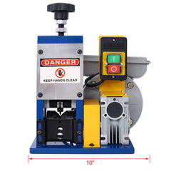 Automatic Wire Stripping Machine for 0.06"-1" Copper Wires, Motorized Wire Stripper Tool for 7/0-15 AWG Scrap Electrical Wire Recycling, Electrical Tool for DIY Cable Copper Wire Stripping