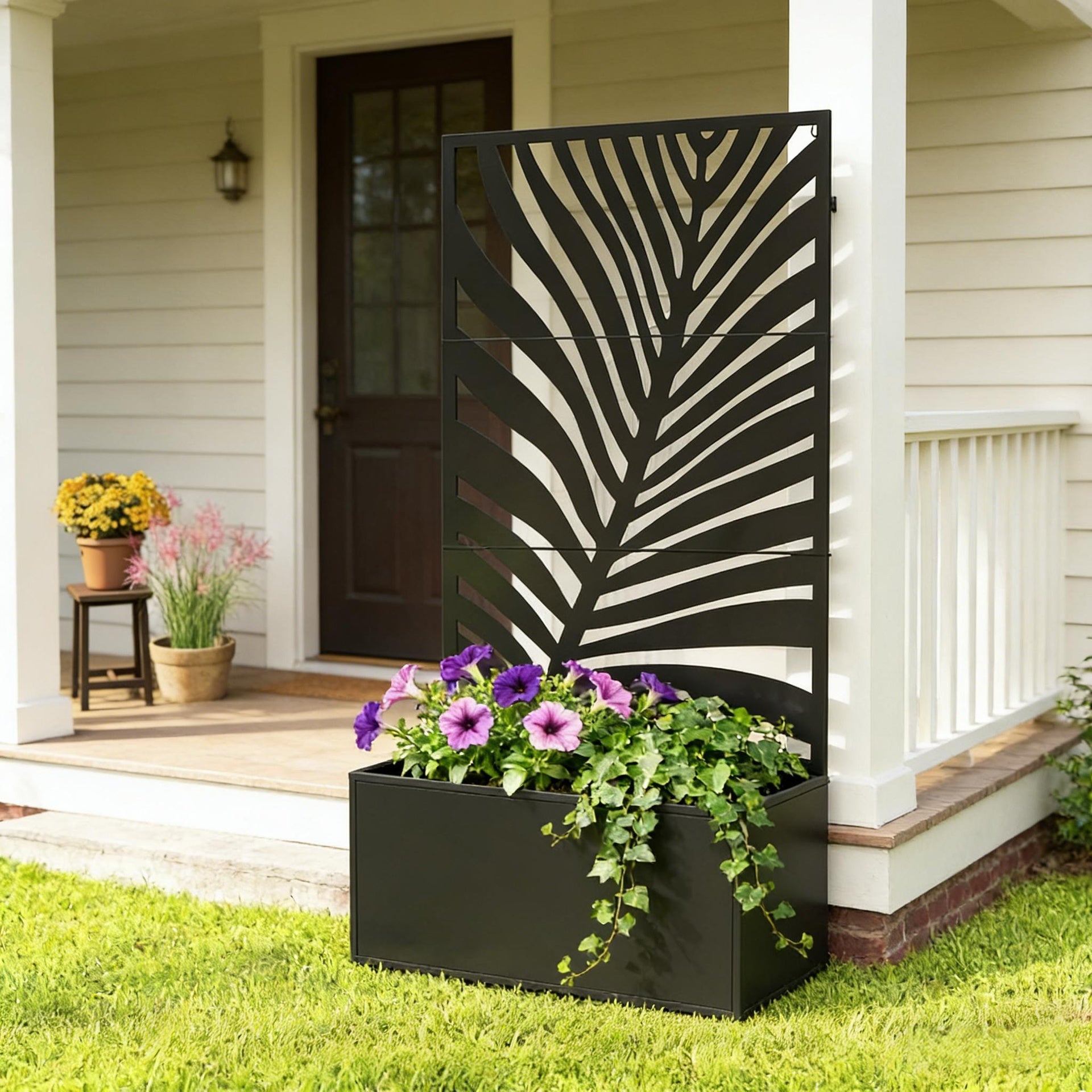 Outdoor Raised Garden Bed,Metal Planter Box,Large Planter Box