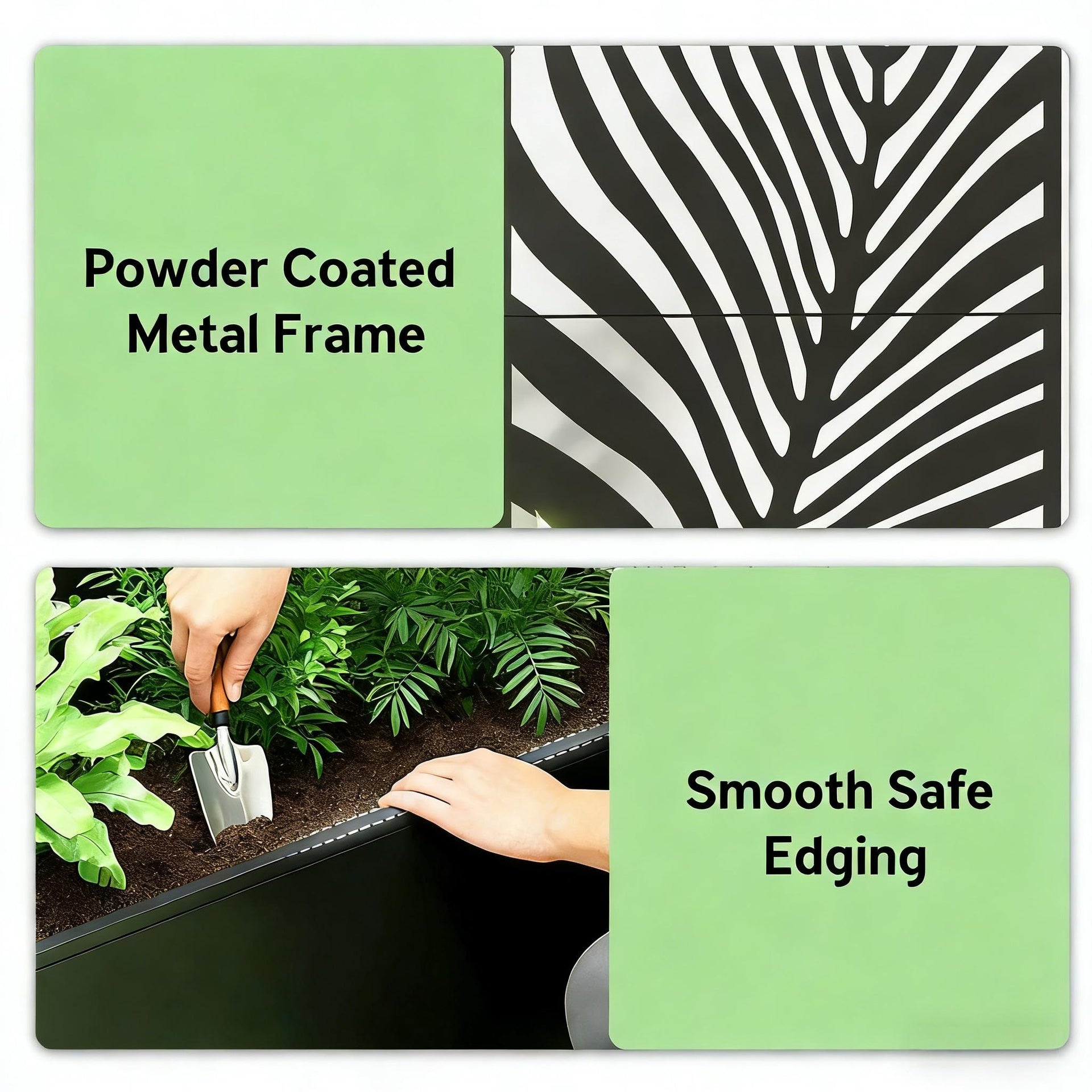 Outdoor Raised Garden Bed,Metal Planter Box,Large Planter Box