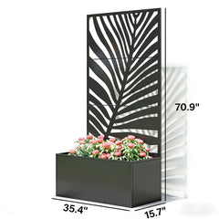 Outdoor Raised Garden Bed,Metal Planter Box,Large Planter Box