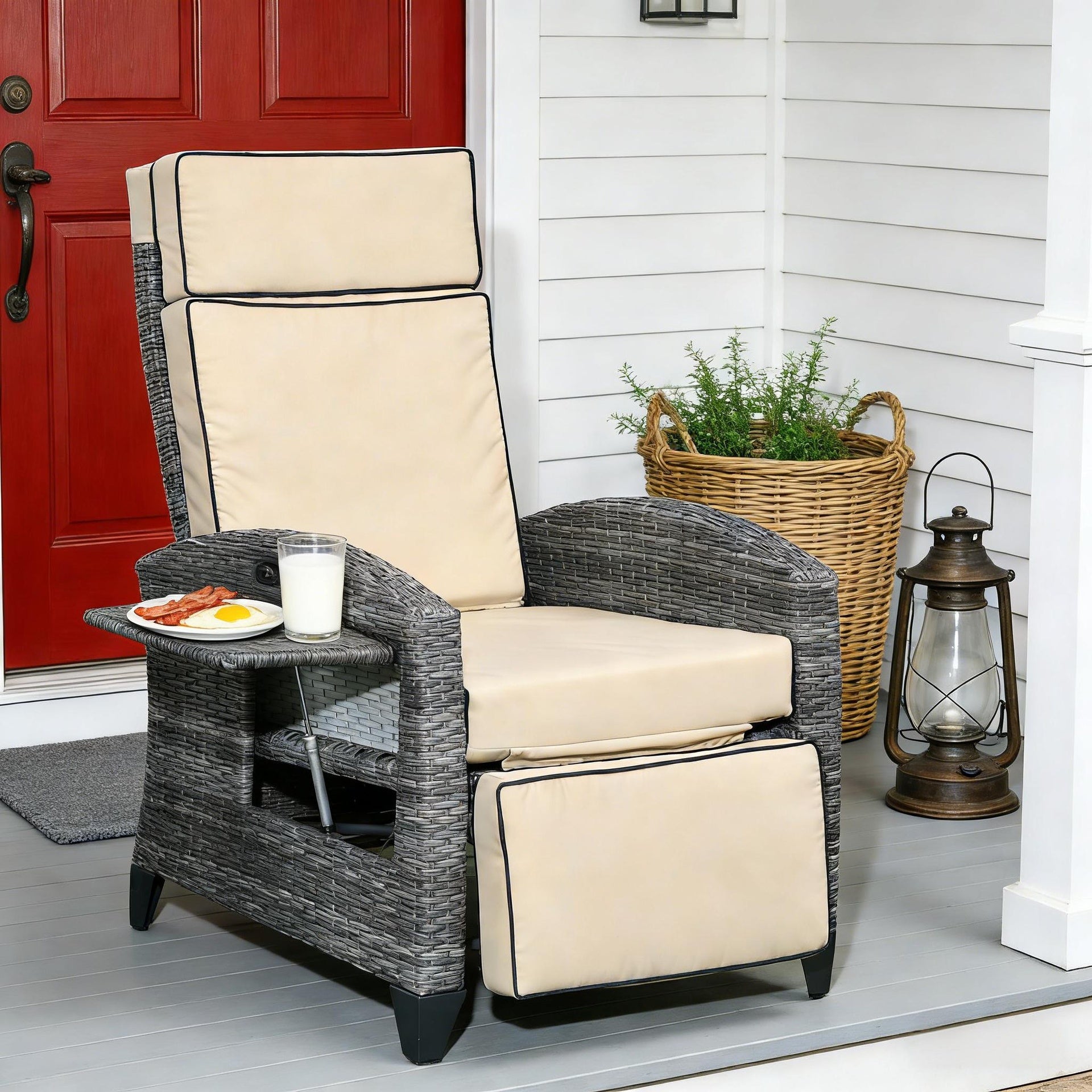 Reclining Lounge Chair,Outdoor Recliner Chair
