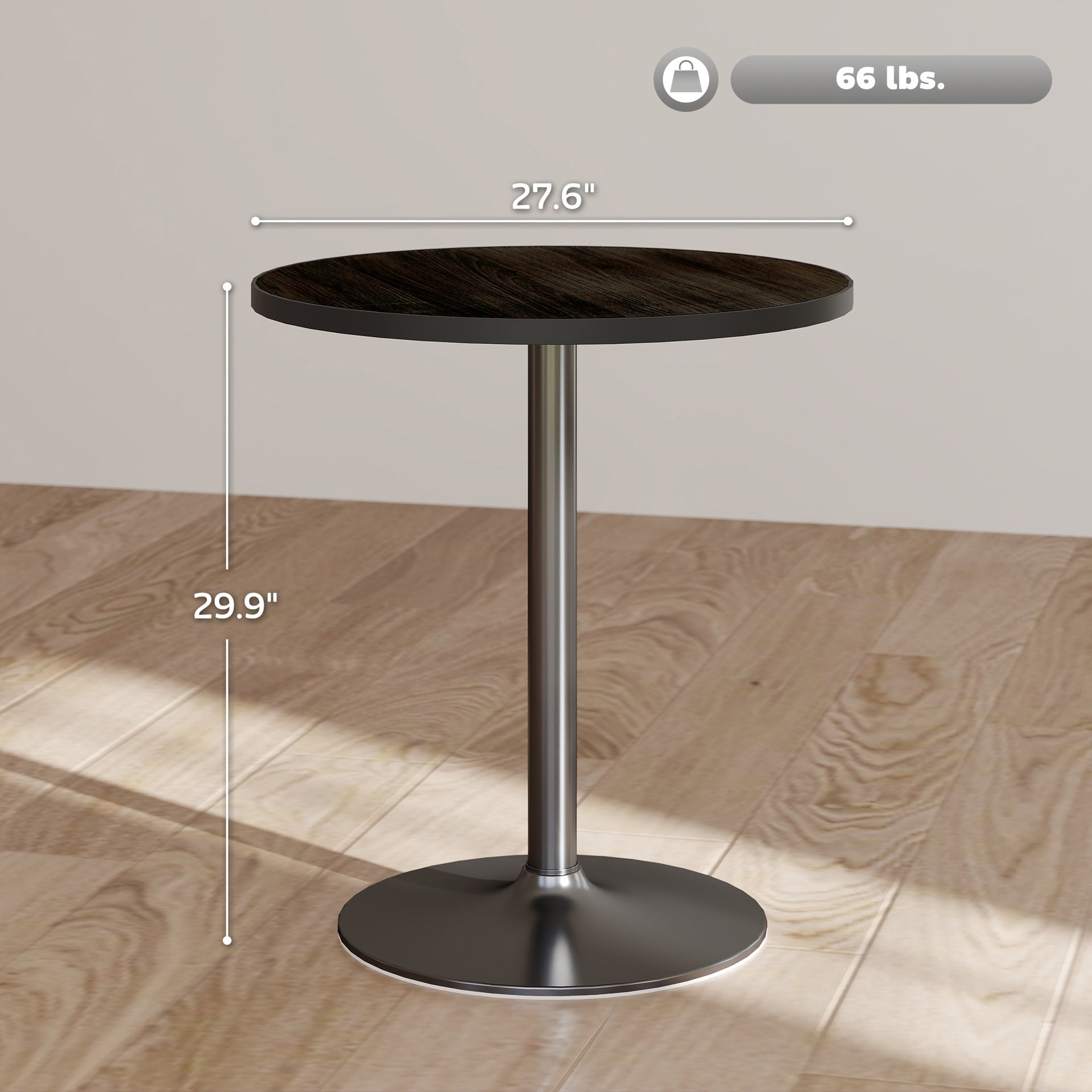 Modern Style Round Dining Table,Small Kitchen Table,for Small Spaces