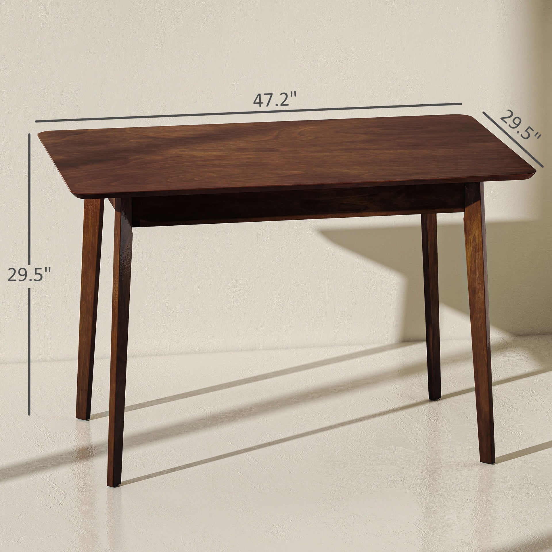 Mid-Century Modern Kitchen Table,Rectangle Dining Table,for Your Home