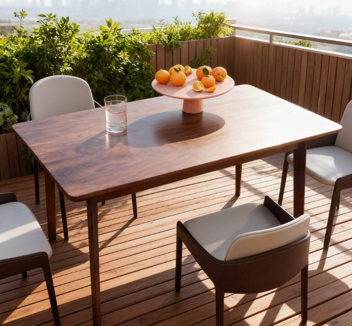 Mid-Century Modern Kitchen Table,Rectangle Dining Table,for Your Home