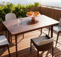 Mid-Century Modern Kitchen Table,Rectangle Dining Table,for Your Home