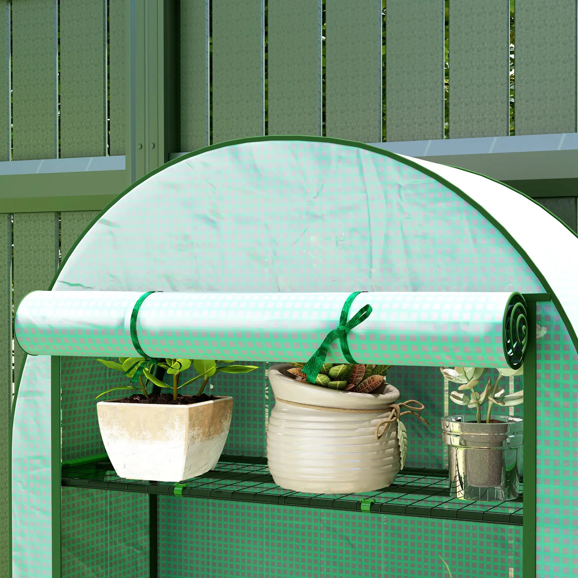 Lean-to Greenhouse Portable Greenhouseb