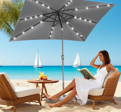 Sun Umbrella Solar Umbrella,Lighted Patio Umbrella