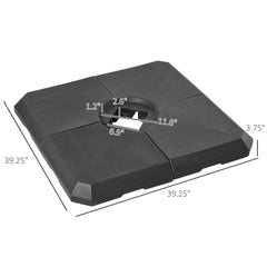 Heavy Duty Cantilever Offset Umbrella Stand Base