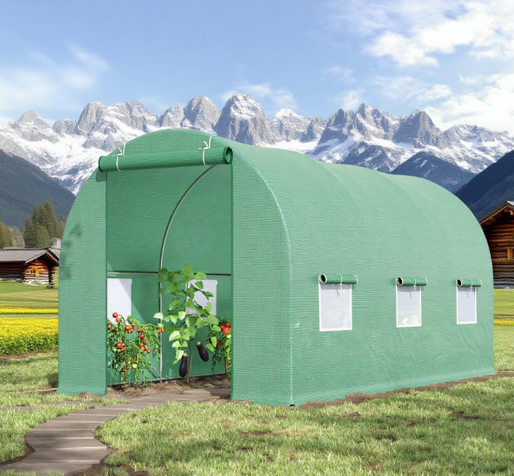 Walk-in Tunnel Hoop Greenhouse, Green House for Outside