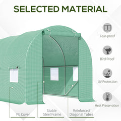 Walk-in Tunnel Hoop Greenhouse, Green House for Outside