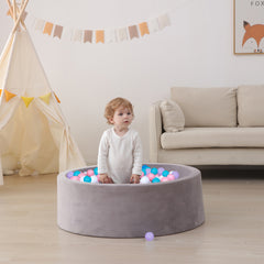 Ball Pit Balls 500 Count for Kids, Colorful Phthalate Free BPA Free Baby Toddler Play Balls for Kids Toddlers - Safe, Crushproof, Lightweight, Durable Spheres-Purple