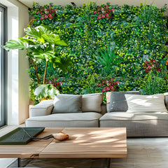 Boxwood Panels, Grass Wall 20"x20", Plant Wall, Grass Backdrop Wall, Privacy Screen, Sun Protected Green Wall Decor for Outdoor, Indoor, Garden, Backyard and Décor