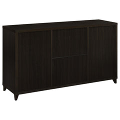 Nyler Cappuccino 3-drawer Rectangular TV Console