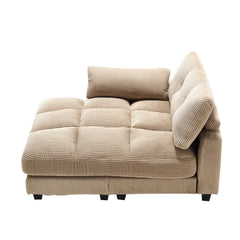UNITED WE WIN Sleeper Sofa Couch Bed,Oversized Chaise Lounge Chair Cozy Cloud Couch
