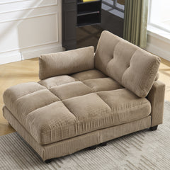 UNITED WE WIN Sleeper Sofa Couch Bed,Oversized Chaise Lounge Chair Cozy Cloud Couch