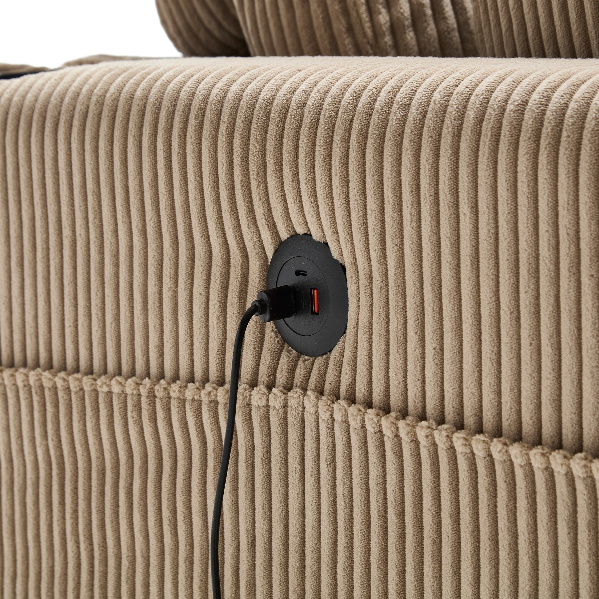 UNITED WE WIN Sleeper Sofa Couch Bed,Oversized Chaise Lounge Chair Cozy Cloud Couch