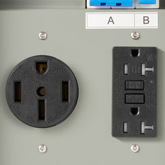 Temporary Power Outlet Panel RV Electrical Panel 20 50 Amp RV Outlet Box