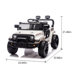 24V Kids Ride on Car W/Parents Control,Four-wheel suspension,2WD,Power display,Bluetooth,MP3,Music,LED headlight,Provide a speed of 1.86-3.11MPH For Kids Around 3 years old.