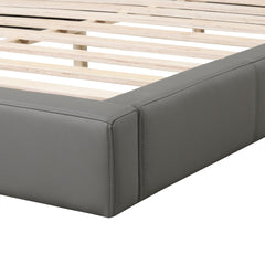 [Stylish Gray Upholstered Bed] - The Ideal Choice for Your Bedroom, KING