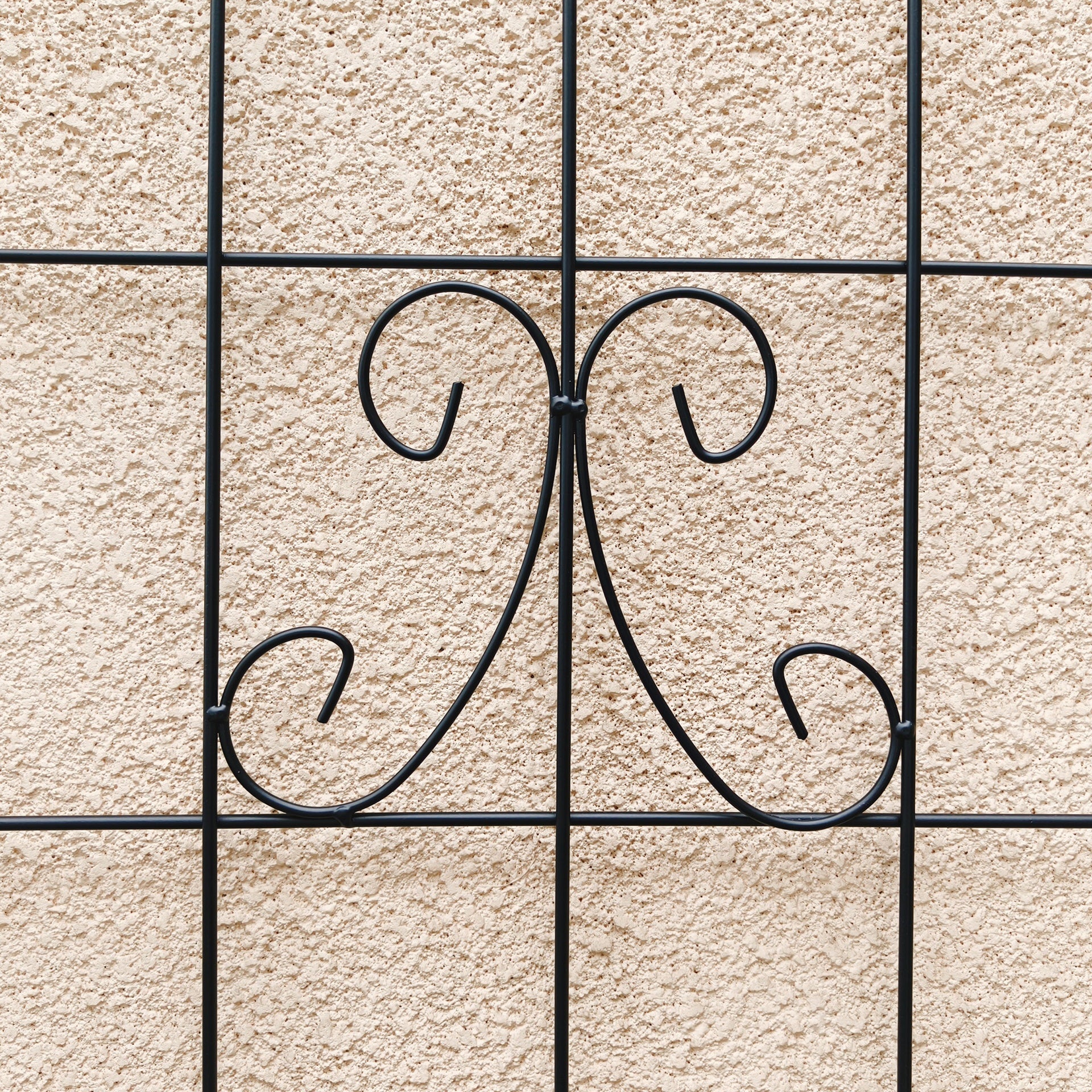 4 Pack Metal Garden Trellis 71" x 19.7" Rustproof Trellis for Climbing Plants Outdoor Flower Support Black