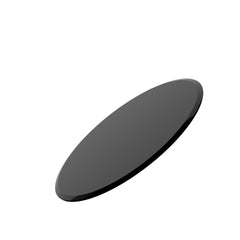 24" Inch Round Tempered Glass Table Top black Glass 1/2" Inch Thick Beveled Polished Edge(old SKU:W1265118648)