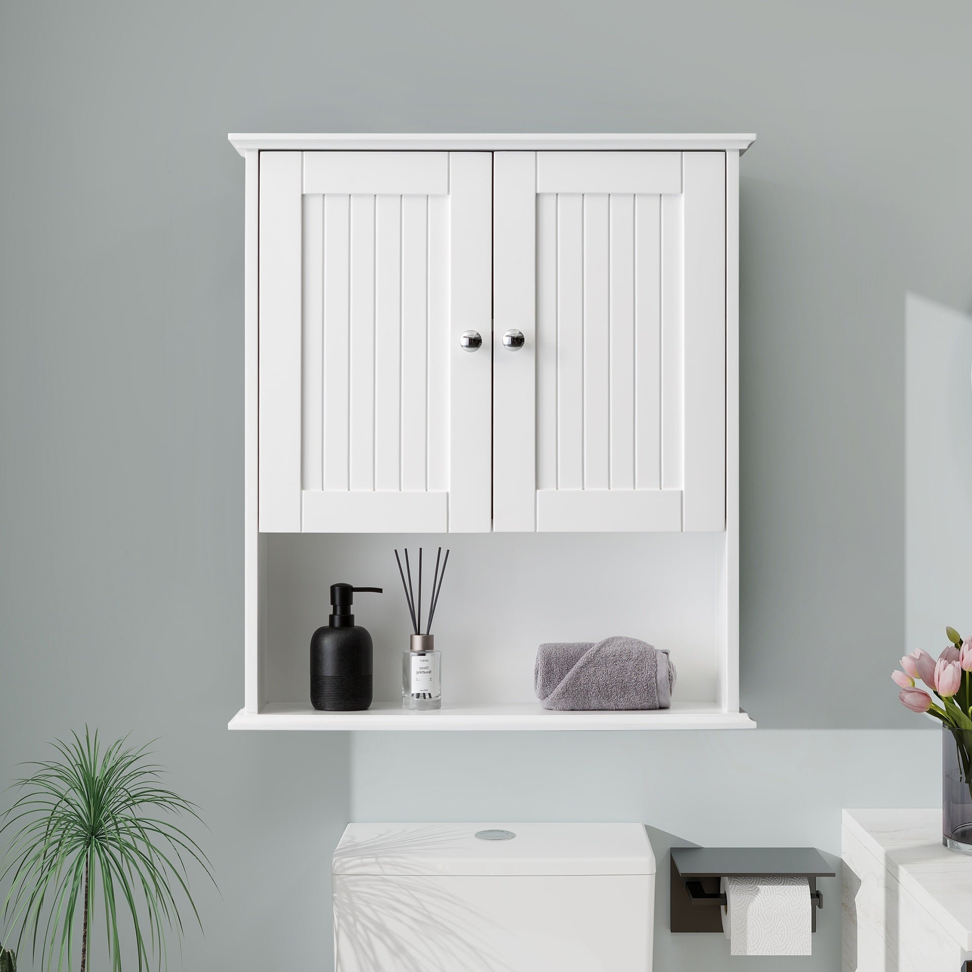 Upgraded Bathroom Wall Cabinet Over The Toilet Storage Cabinet Wall Mounted Storage Cabinet Wooden Medicine Cabinets
