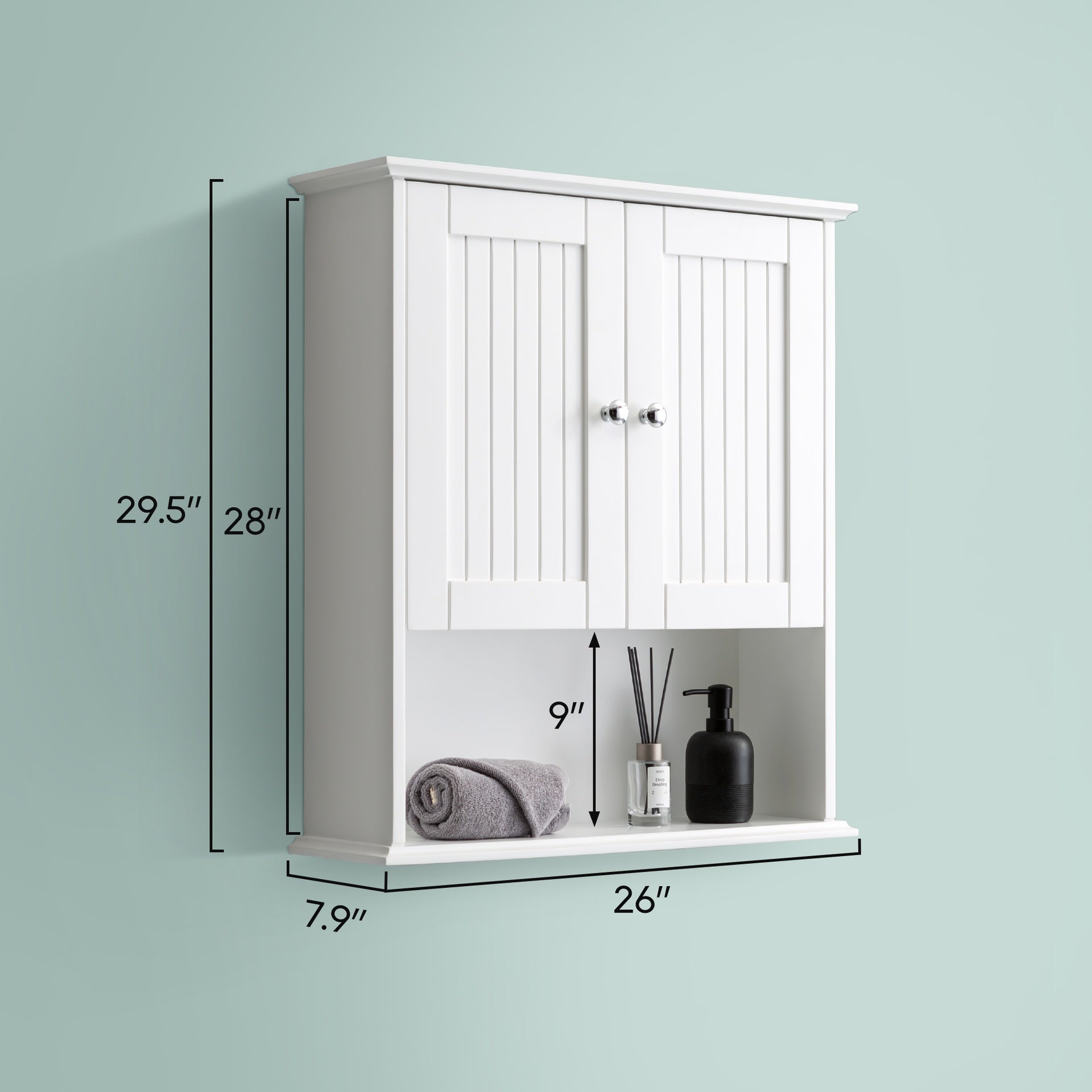 Upgraded Bathroom Wall Cabinet Over The Toilet Storage Cabinet Wall Mounted Storage Cabinet Wooden Medicine Cabinets