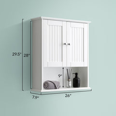 Upgraded Bathroom Wall Cabinet Over The Toilet Storage Cabinet Wall Mounted Storage Cabinet Wooden Medicine Cabinets