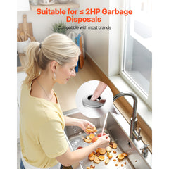 Garbage Disposal Air Switch Kit 2.5" Air Button for Food Waste Disposal