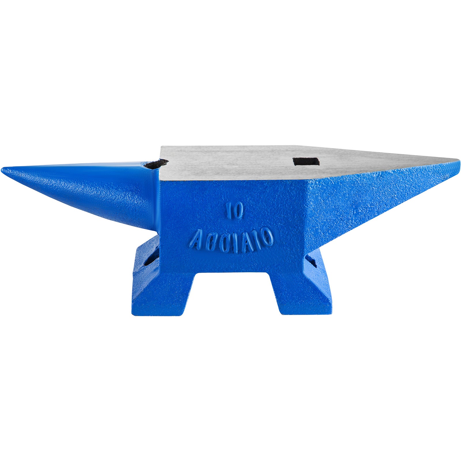 Single Horn Anvil 22Lbs Steel Anvil Blacksmith for Sale Forge Steel Tools W/ Round and Square Hole and Equipment Anvil Rugged Blacksmith Jewelers Durable and Robust Metalsmith Tool